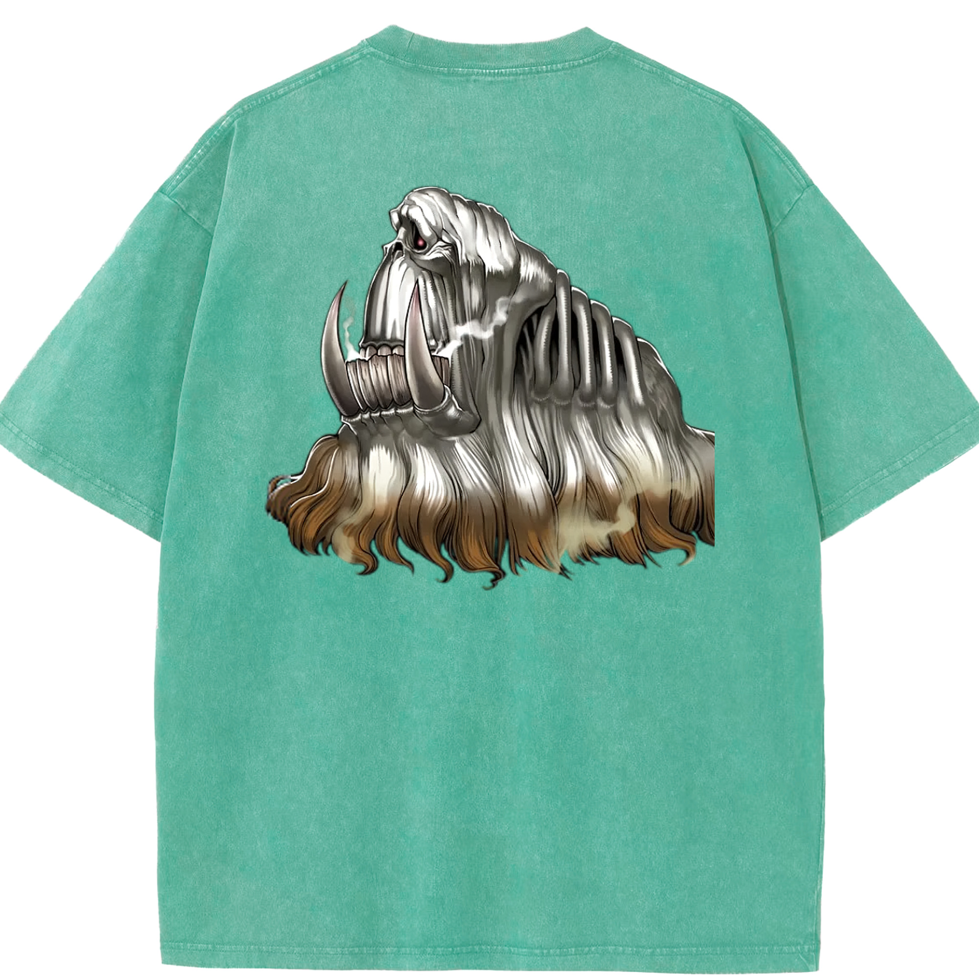 （画像用） 遊☆戯☆王 Yu-Gi-Oh! 綿100% ヴィンテージ風 半袖Tシャツ（背面プリント）